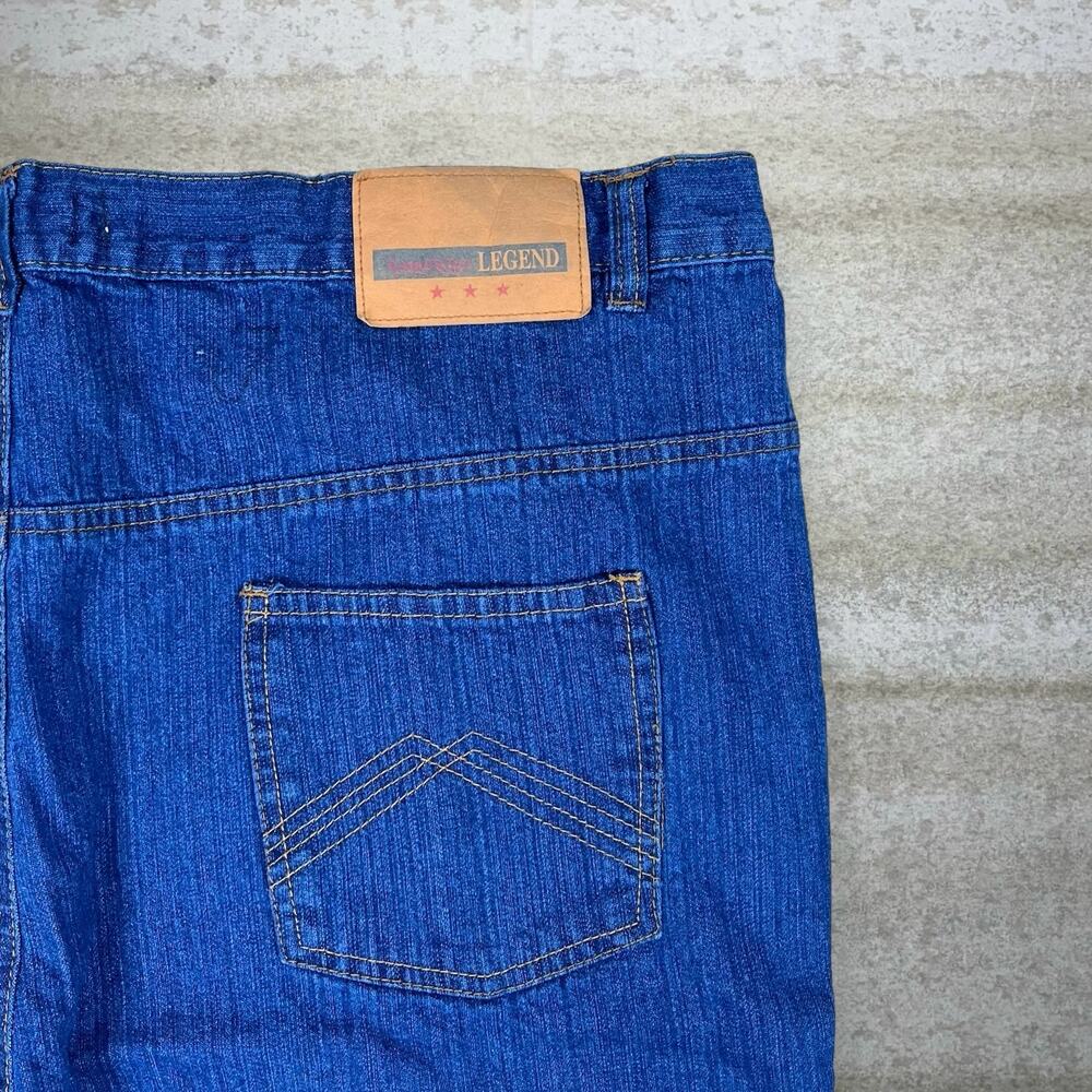 Vintage Y2K American Legend Jeans 40x29 Relaxed Fit Medium Wash Denim - Picture 3 of 4